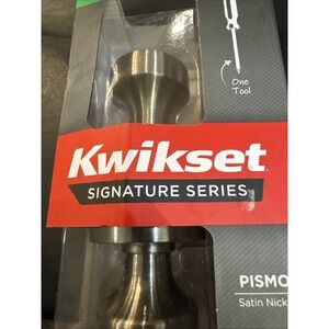 Kwikset Satin Nickel Hall and Closet Pismo Satin Nickel 97200-888